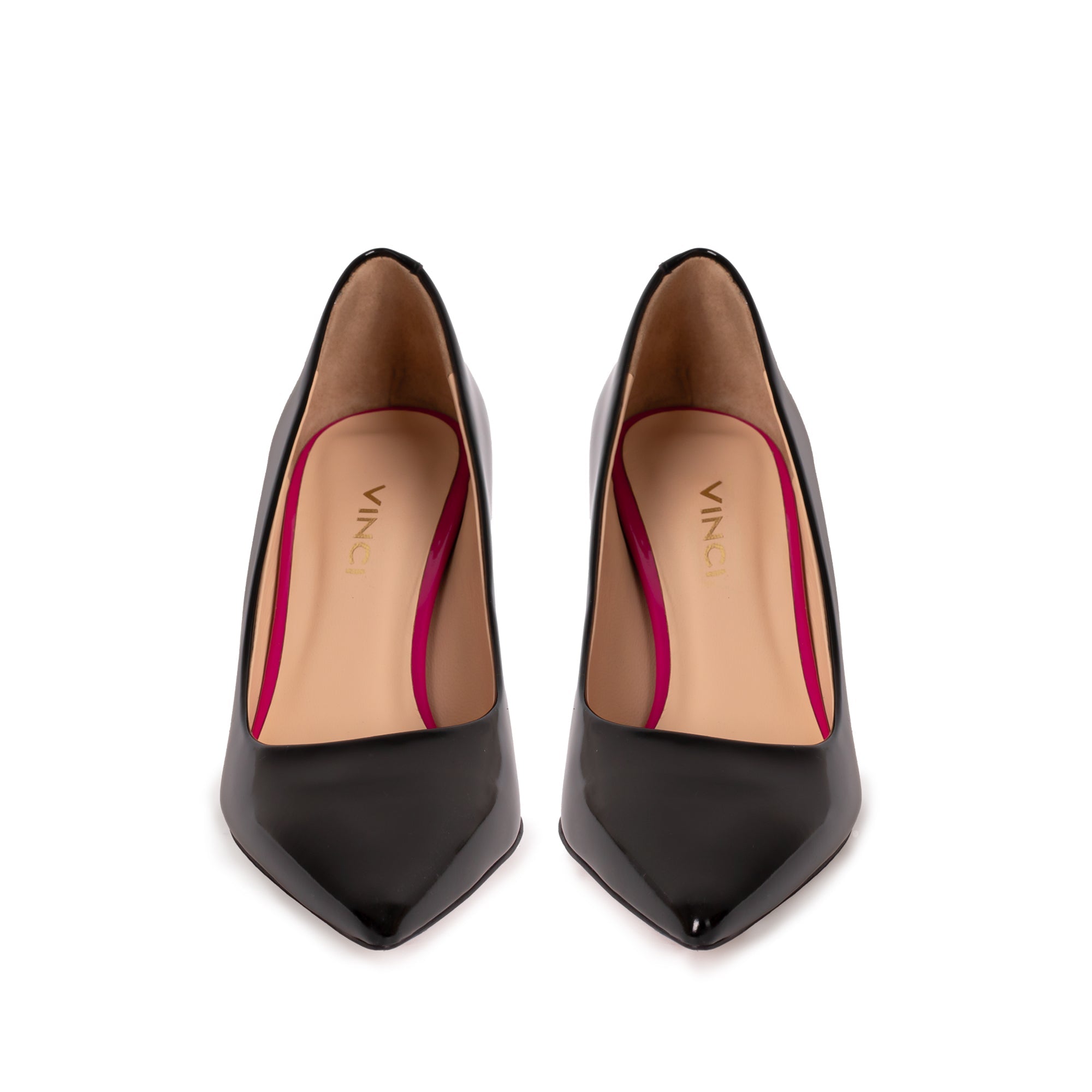 The Brunello Black Patent Leather Pump Shoe All New