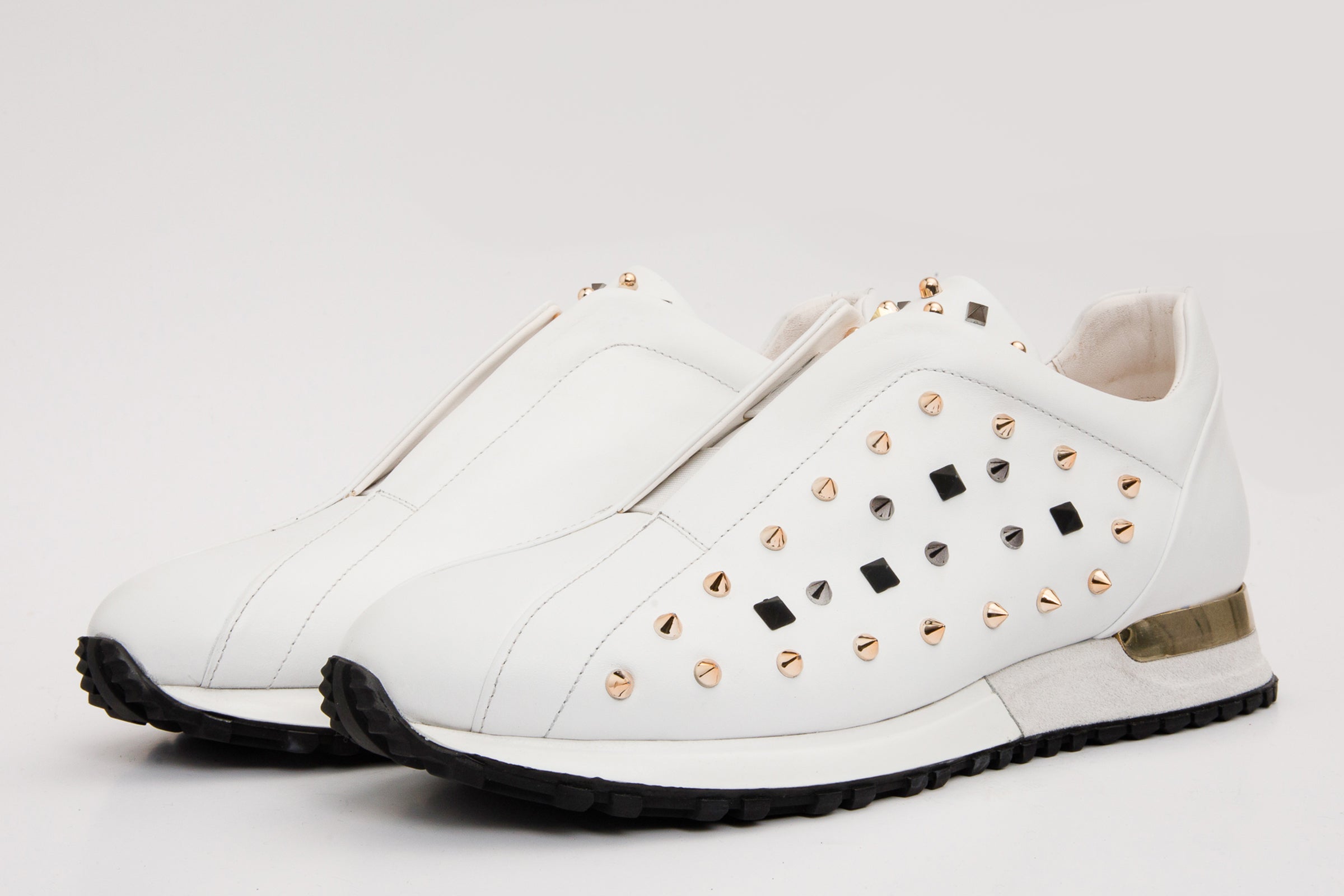 The Infanta White Spike Leather Sneaker Limited Edition Universal Fit